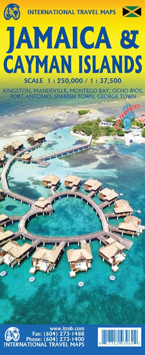 Jamaica & the Cayman Islands, International Travel Maps