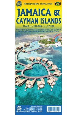 Jamaica & the Cayman Islands, International Travel Maps