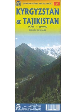 Kyrgyzstan & Tajikistan, International Travel Maps