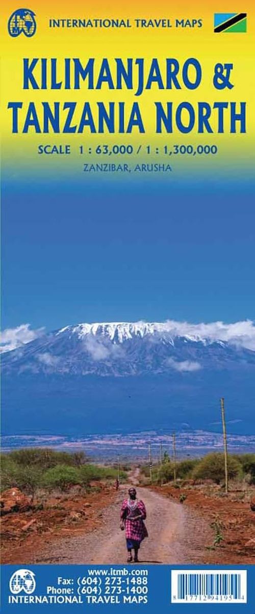 Kilimanjaro - Tanzania North, International Travel Map