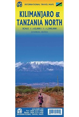 Kilimanjaro - Tanzania North, International Travel Map