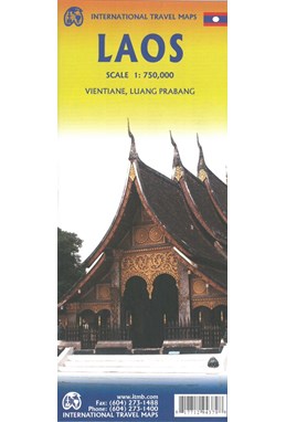 Laos Travel Reference Map