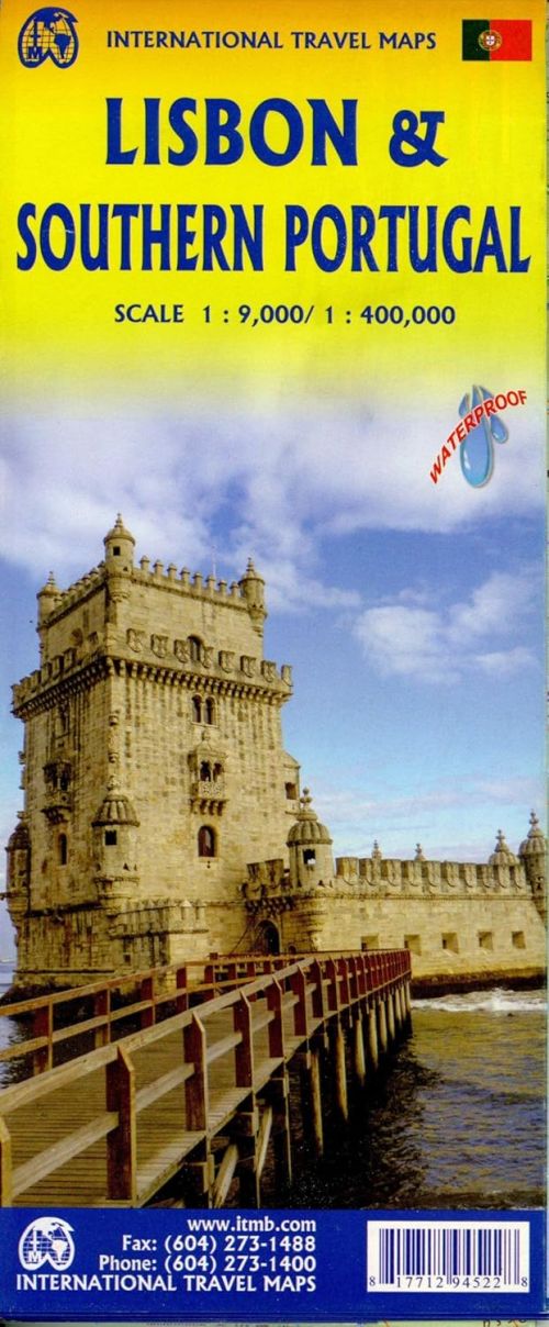 Lisbon & Southern Portugal, International Travel Maps