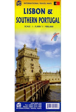 Lisbon & Southern Portugal, International Travel Maps