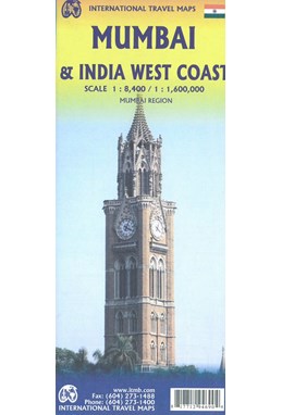 Mumbai & India West Coast, International Travel Map