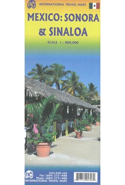 Mexico, Sonora & Sinaloa, International Travel Maps
