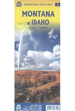 Montana & Idaho, International Travel Maps