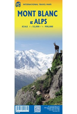 Mont Blanc & Alps, International Travel Maps
