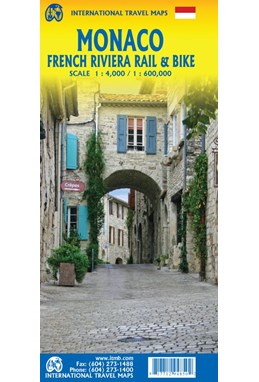 Monaco & French Riviera, International Travel Maps