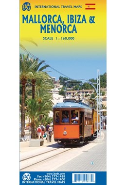 Mallorca, Ibiza & Menorca, International Travel Maps