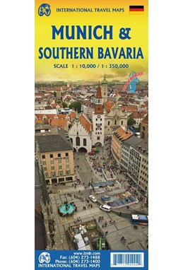 Munich / Southern Bavaria, , International Travel Maps 1:500.000/10.000