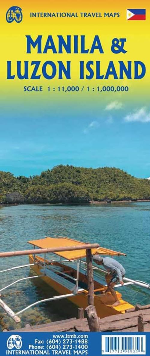 Manila & Luzon Island, International Travel Maps 1:11.000/1:1.000.000