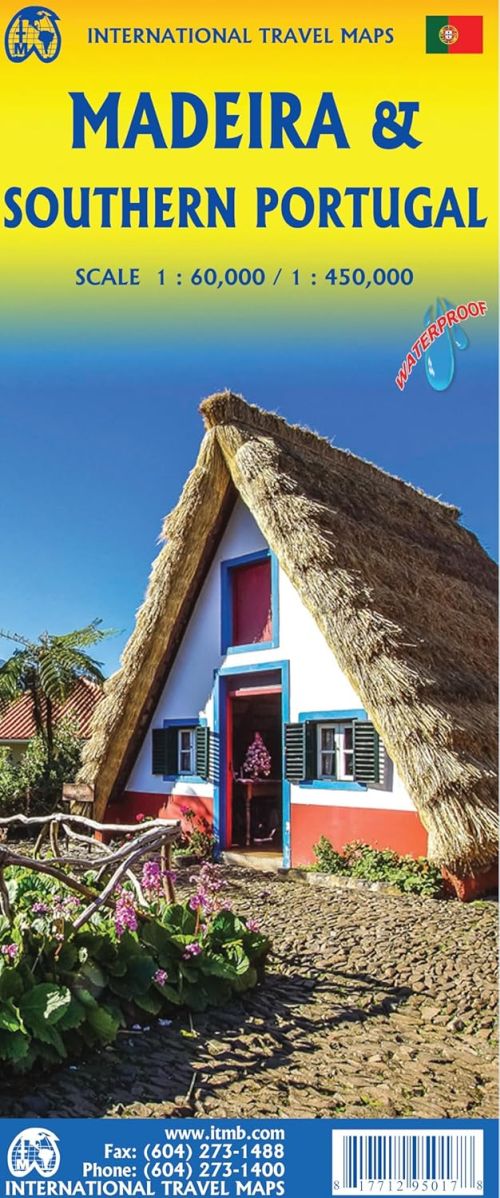 Madeira & Southern Portugal, International Travel Maps
