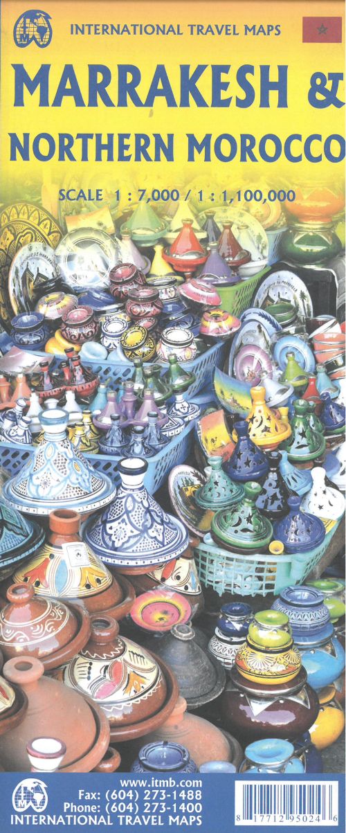 Marrakesh & Northern Morocco, International Travel Maps