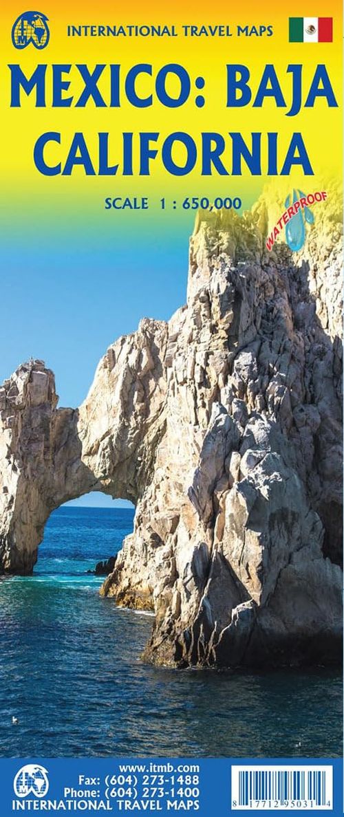 Mexico: Baja California, International Travel Maps