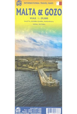 Malta & Gozo, International Travel Maps