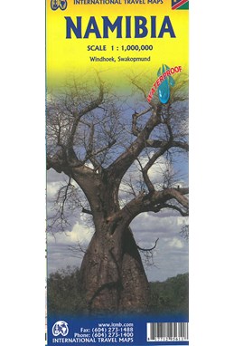 Namibia, International Travel Maps