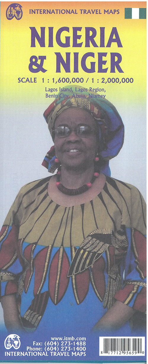 Nigeria & Niger, International Travel Maps