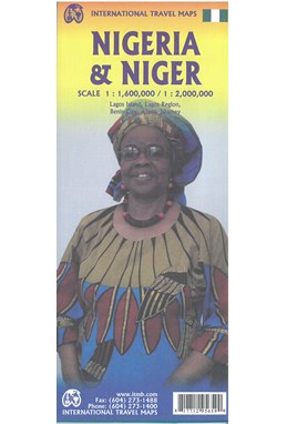 Nigeria & Niger, International Travel Maps