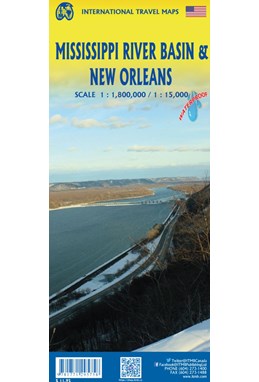 New Orleans & Mississippi River Bassin, International Travel Map