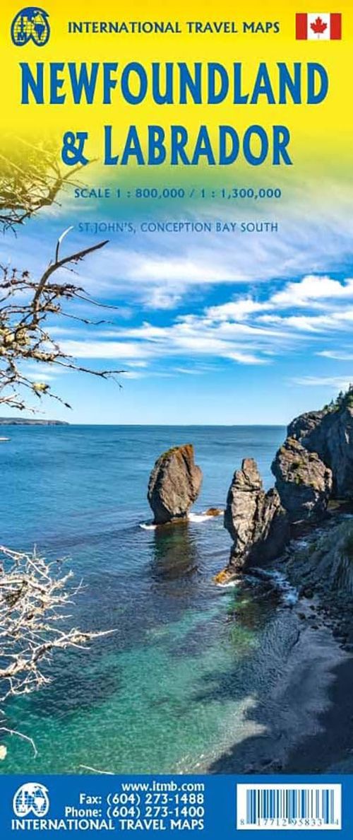 Newfoundland & Labrador, International Travel Maps 1:800.000/1:1.300.000