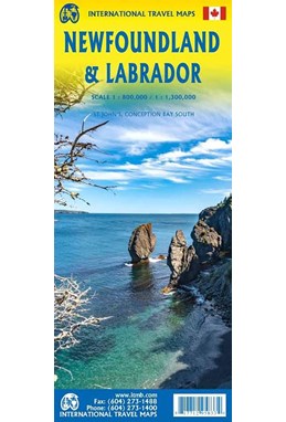 Newfoundland & Labrador, International Travel Maps 1:800.000/1:1.300.000