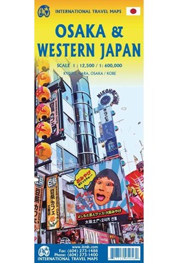Osaka & Western Japan, International Travel Maps