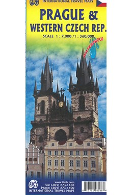 Prague & Western Czech Republic, International Travel Maps