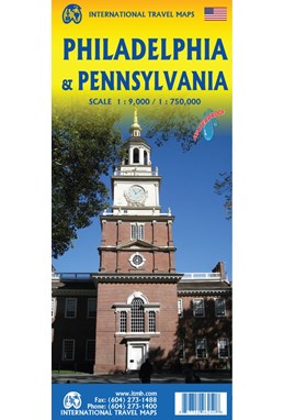 Philadelphia & Pennsylvania, International Travel Map