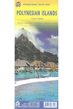 Polynesian Islands, International Travel Maps