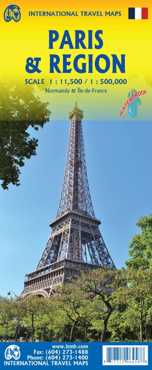 Paris & Region, International Travel Maps