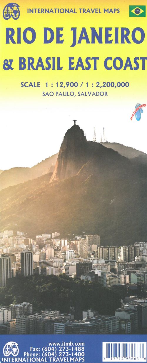 Rio De Janeiro & Brasil East Coast, International Travel Maps