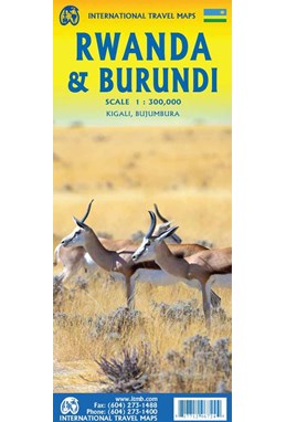 Rwanda & Burundi, International Travel Maps
