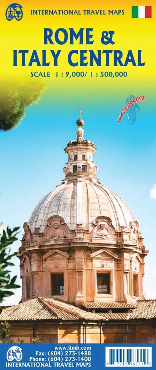 Rome & Italy Central, International Travel Maps