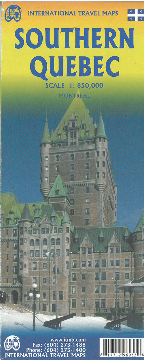 Southern Quebec, International Travel Maps