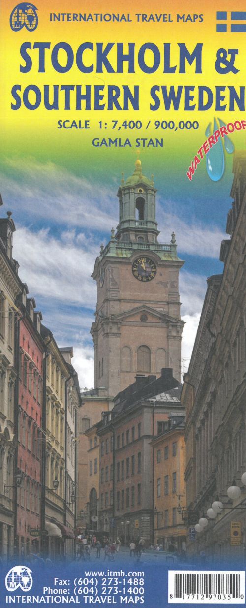 Stockholm & Southern Sweden, International Travel Maps