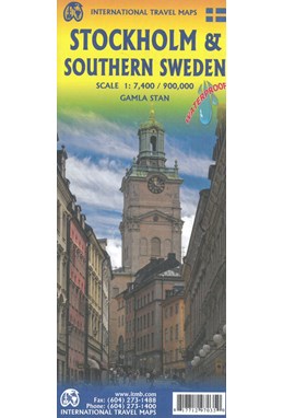 Stockholm & Southern Sweden, International Travel Maps