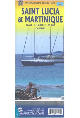 Saint Lucia & Martinique, International Travel Maps