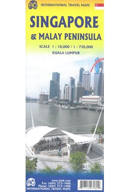 Singapore & Malay Peninsula, International Travel Maps