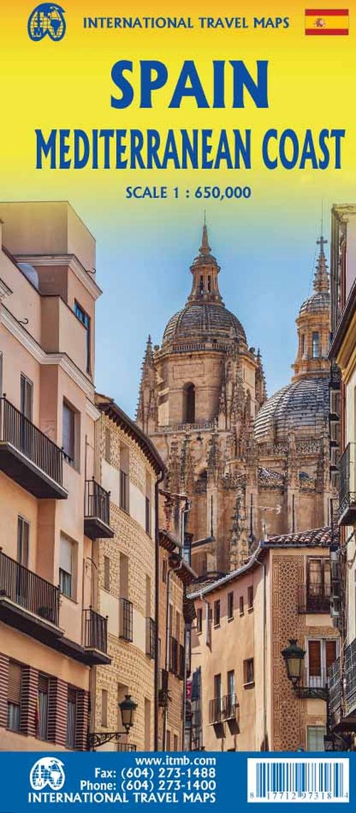 Spain Mediterranean Coast, International Travel Maps