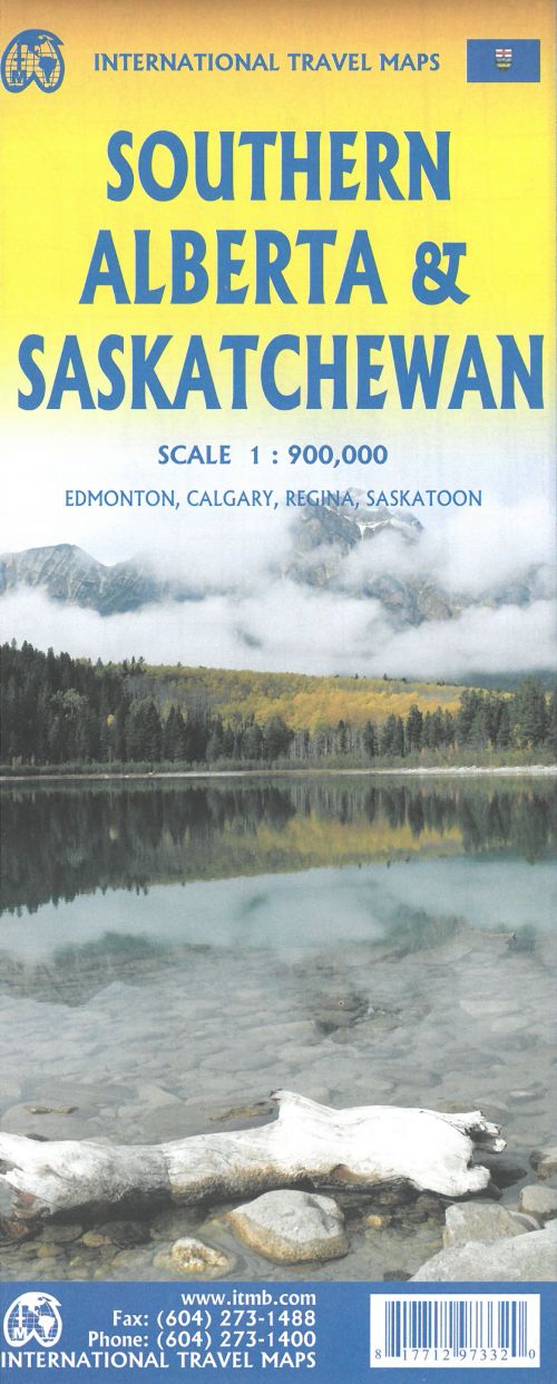 Southern Alberta and Southern Saskatchewan, International Travel Maps 1:900,000