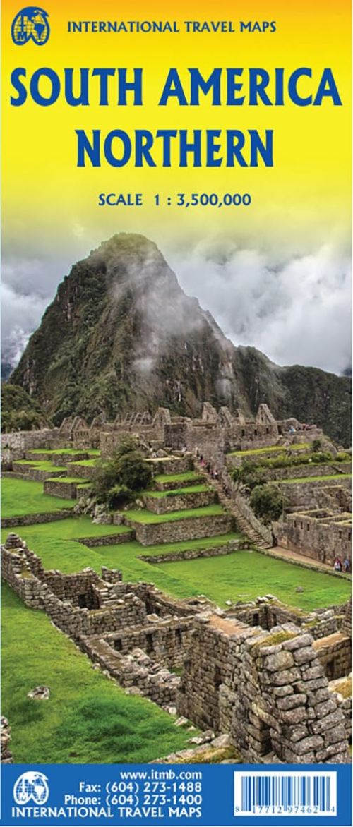South America Northern, International Travel Maps