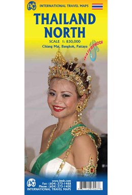 Thailand North, International Travel Maps