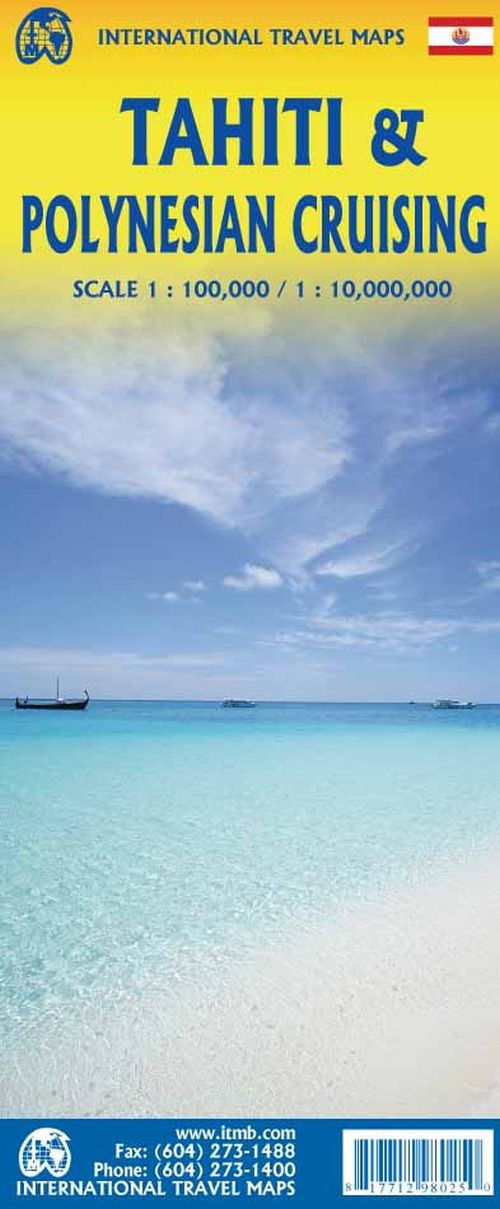 Tahiti & Polynesian Cruising, International Travel Maps