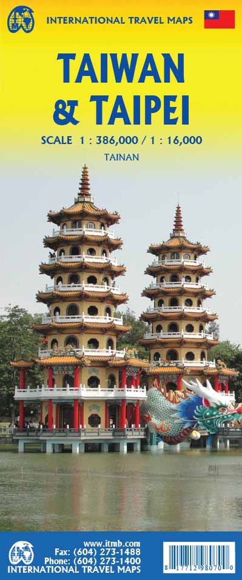 Taiwan & Taipei, International Travel Maps
