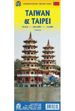 Taiwan & Taipei, International Travel Maps