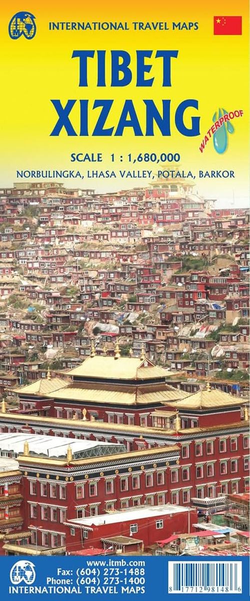 Tibet - Xizang, International Travel Maps