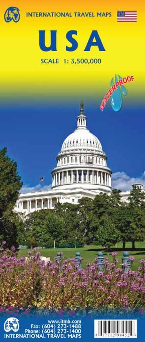 USA, International Travel Maps