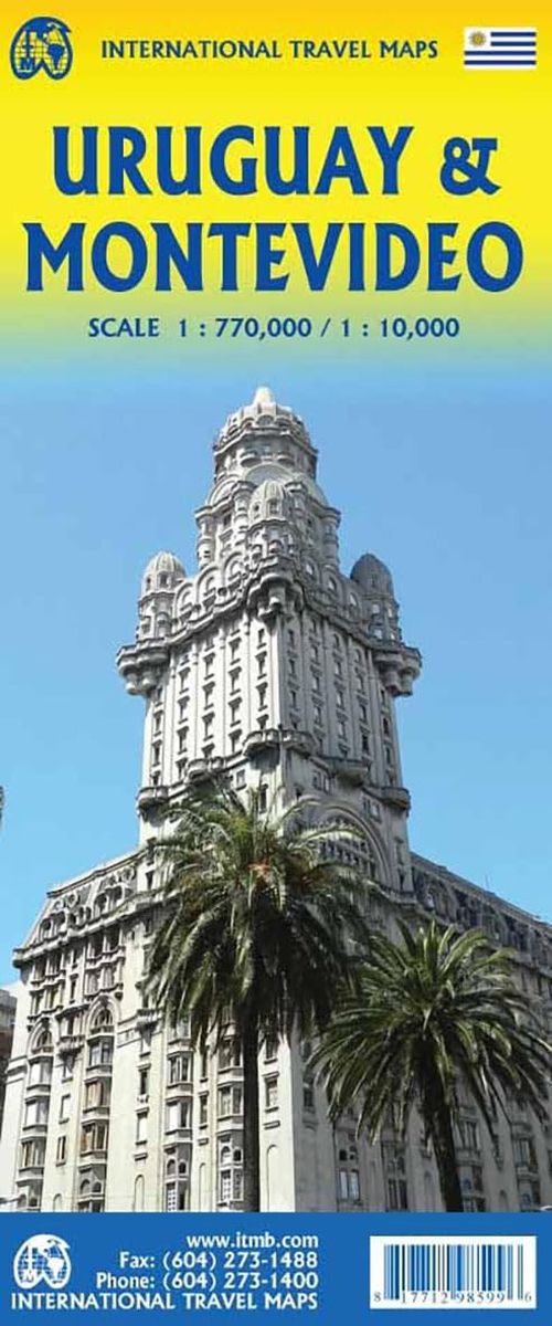 Uruguay & Montevideo, International Travel Maps