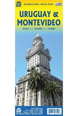 Uruguay & Montevideo, International Travel Maps